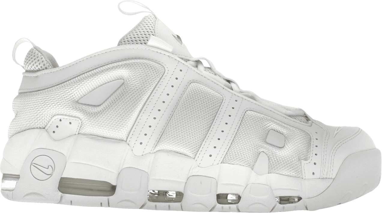 Nike Air More Uptempo Low - Triple White