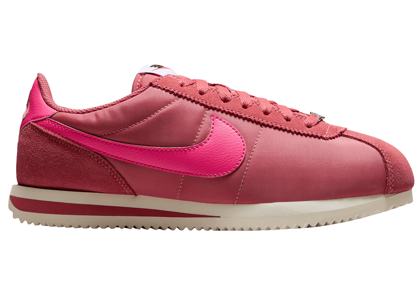 Nike Cortez Textile - Adobe Alabaster Safety Orange Hyper Pink (Women's)