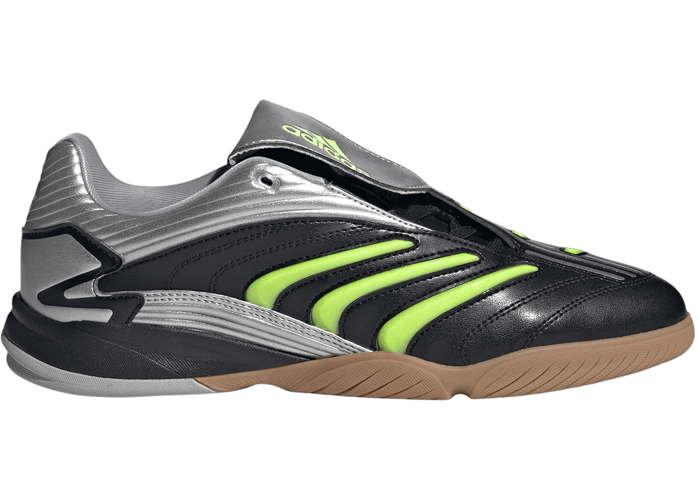 adidas Predator Sala - Black Signal Green Silver Metallic