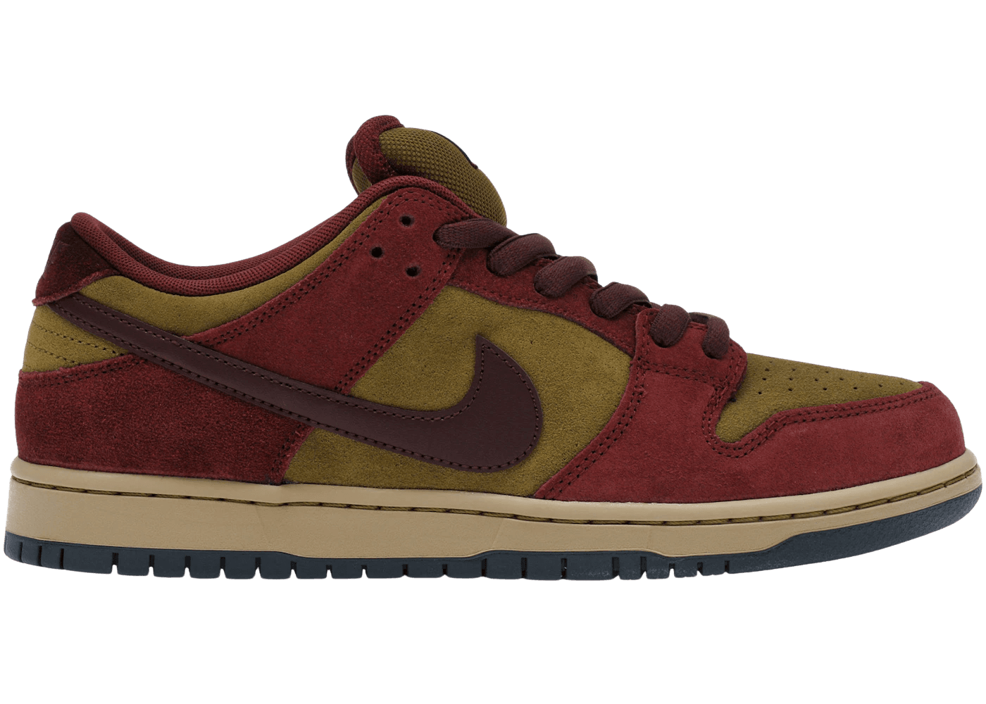 Nike SB Dunk Low - Dark Team Red Olive Flak