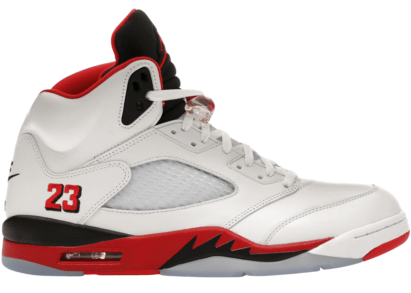 Jordan 5 Retro - Fire Red Black Tongue (2025)