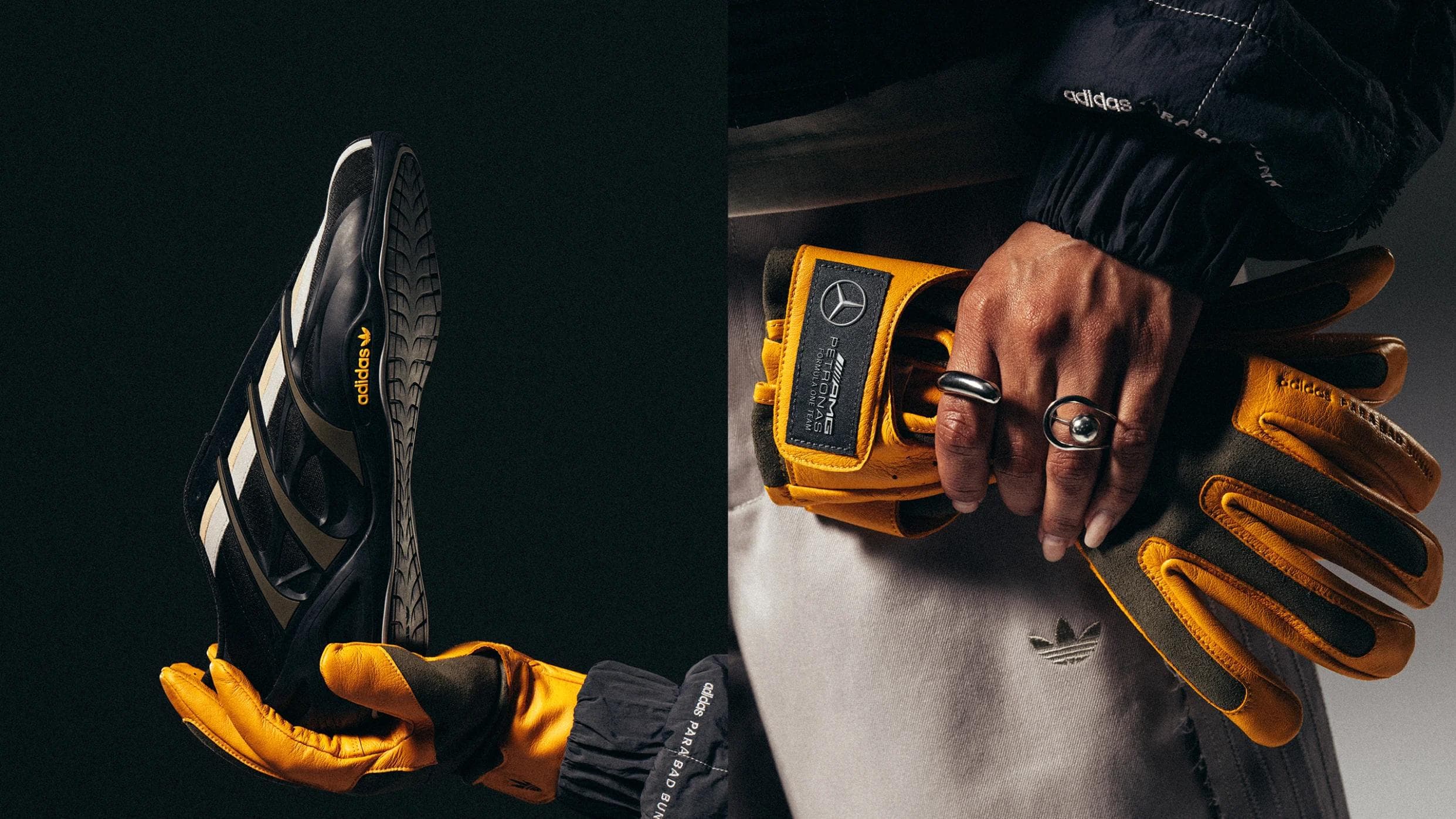 Bad Bunny, adidas y Mercedes-AMG Petronas F1 aceleran a más de "120"