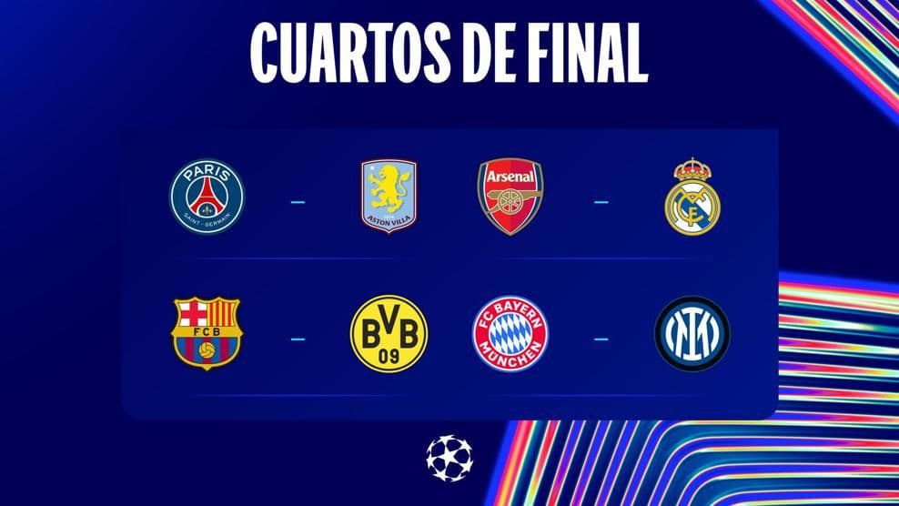 UEFA Champions League: se vienen los cuartos de final