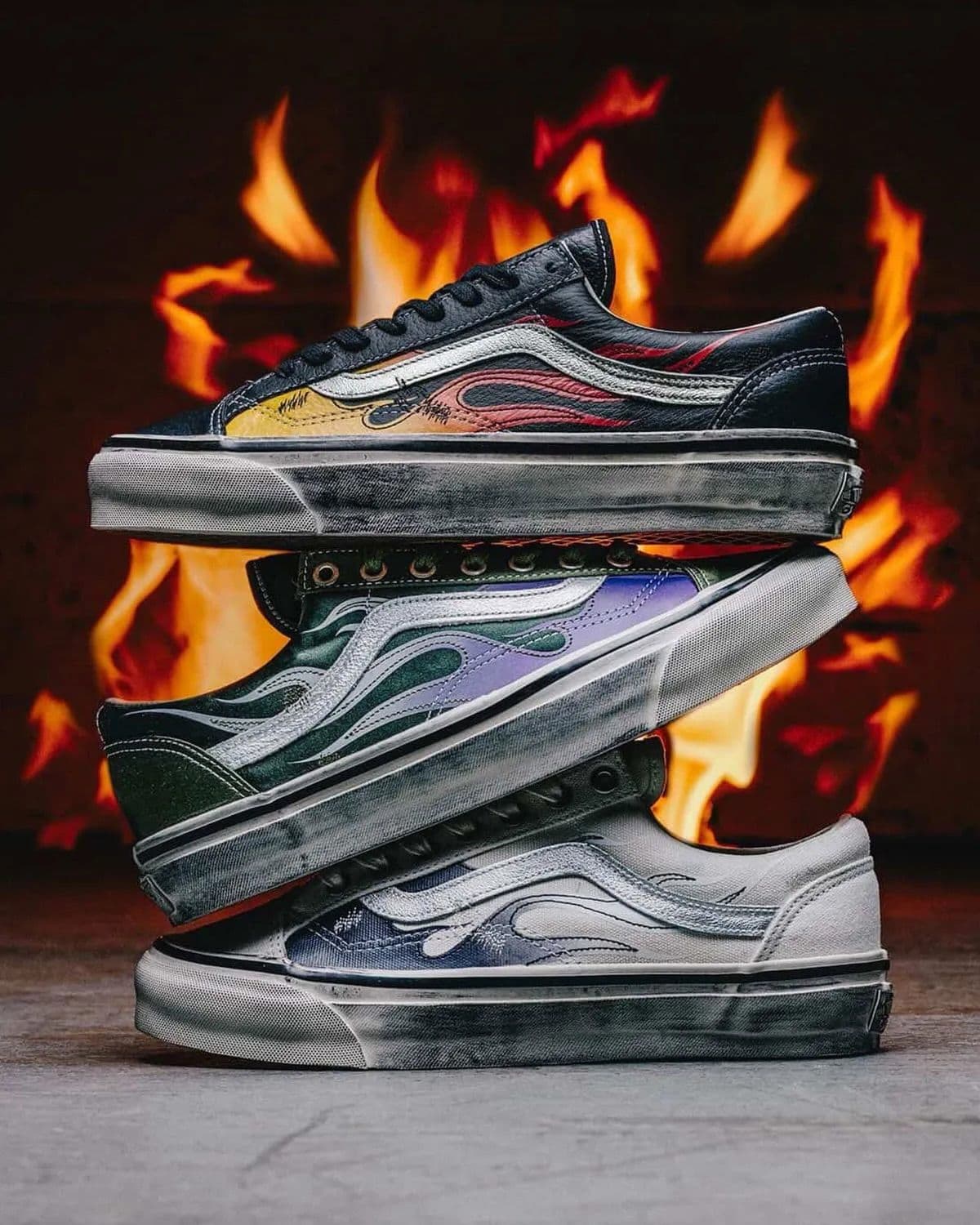 Vans Old Skool "Archive Flame": fuego y estilo vintage