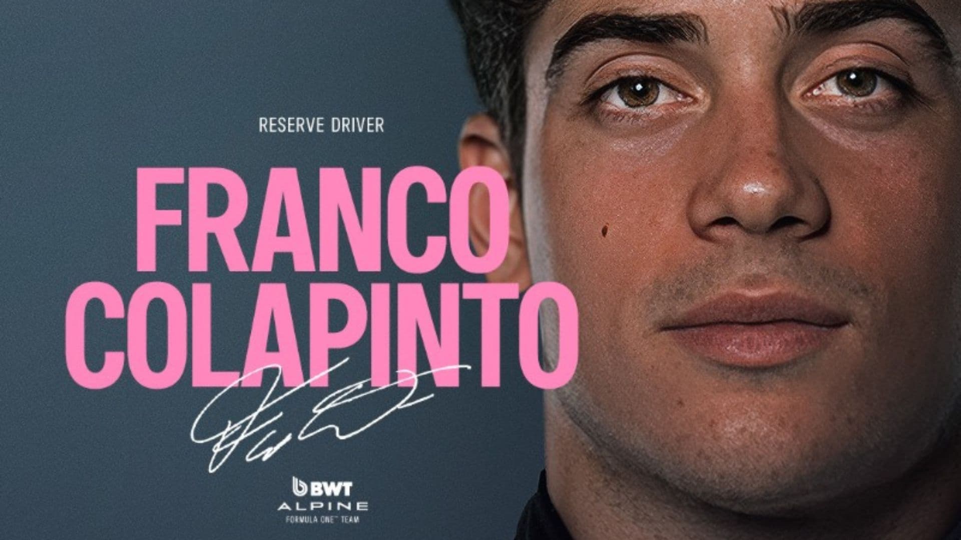 Un poco de amor francés: Franco Colapinto es nuevo piloto de Alpine
