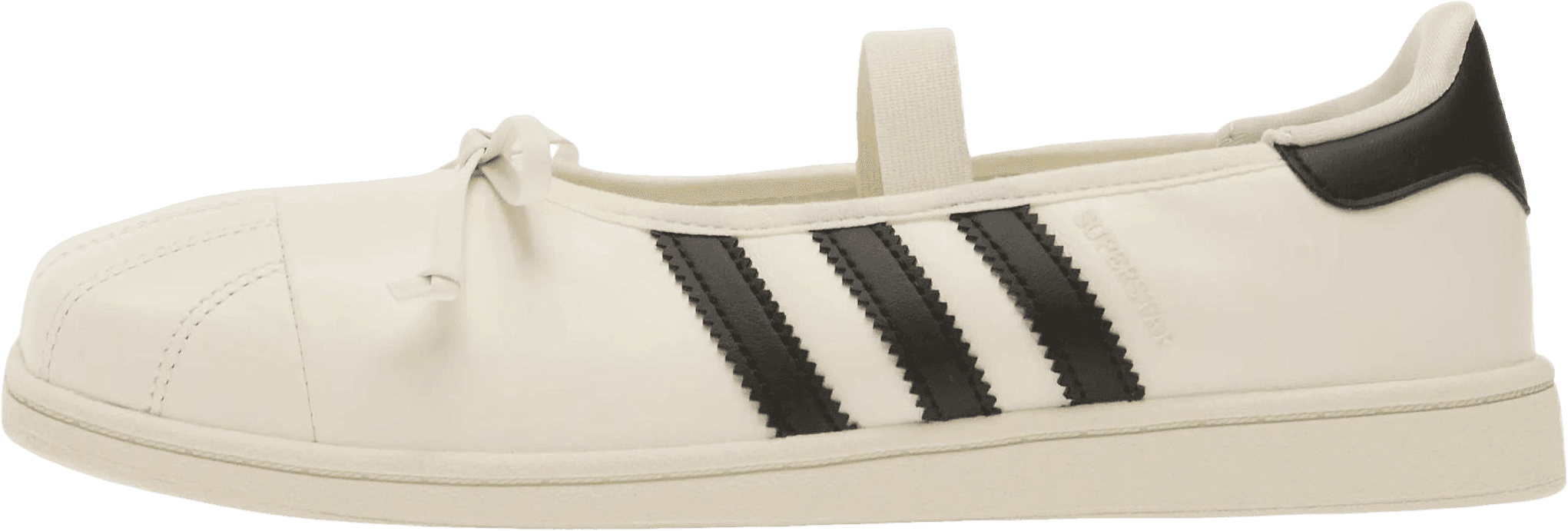 adidas Superstar Square Toe Ballet JENNIE - Off White Black (Women's)