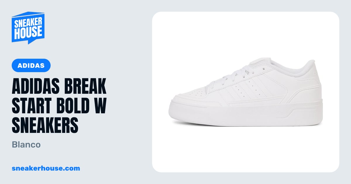 Adidas Break Start Bold W Sneakers - Blanco | SneakerHouse