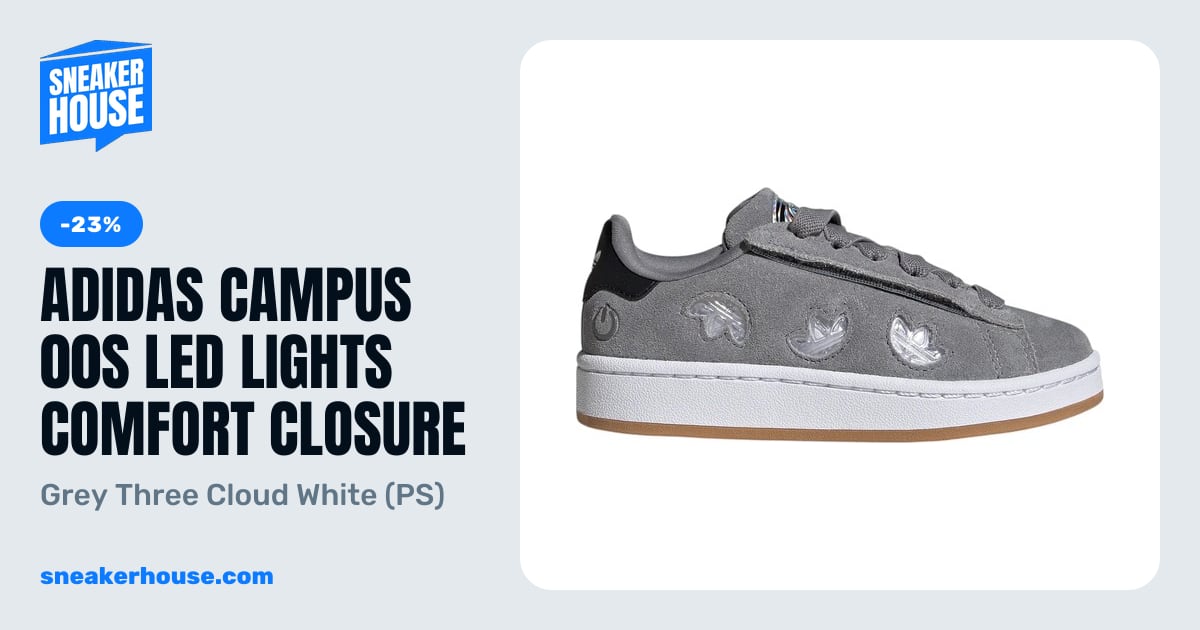 adidas Campus 00s LED Lights Comfort Closure - Grey Three Cloud White ...