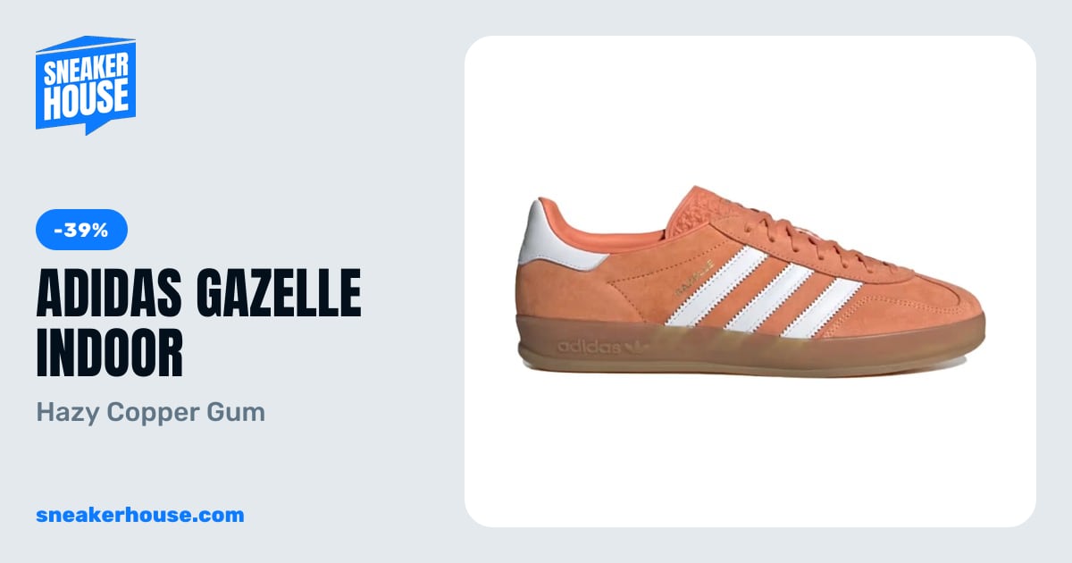 adidas Gazelle Indoor - Hazy Copper Gum | SneakerHouse