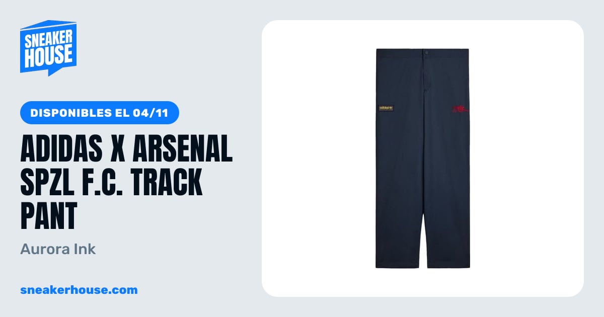 adidas x Arsenal SPZL F.C. Track Pant - Aurora Ink | SneakerHouse