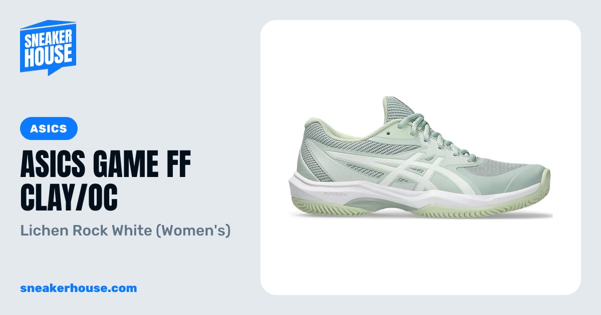 ASICS Game FF Clay/OC - Lichen Rock White (Women's) | SneakerHouse