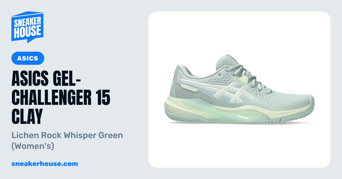 ASICS Gel-Challenger 15 Clay - Lichen Rock Whisper Green (Women's ...