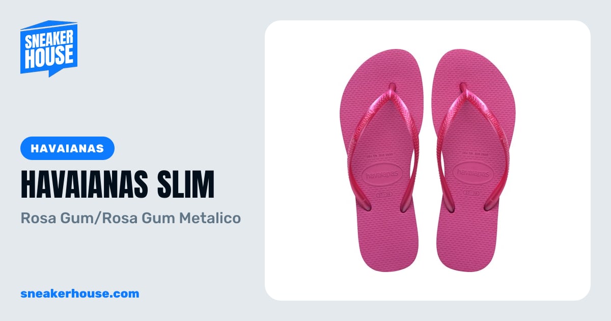 Havaianas Slim - Rosa Gum/Rosa Gum Metalico | SneakerHouse