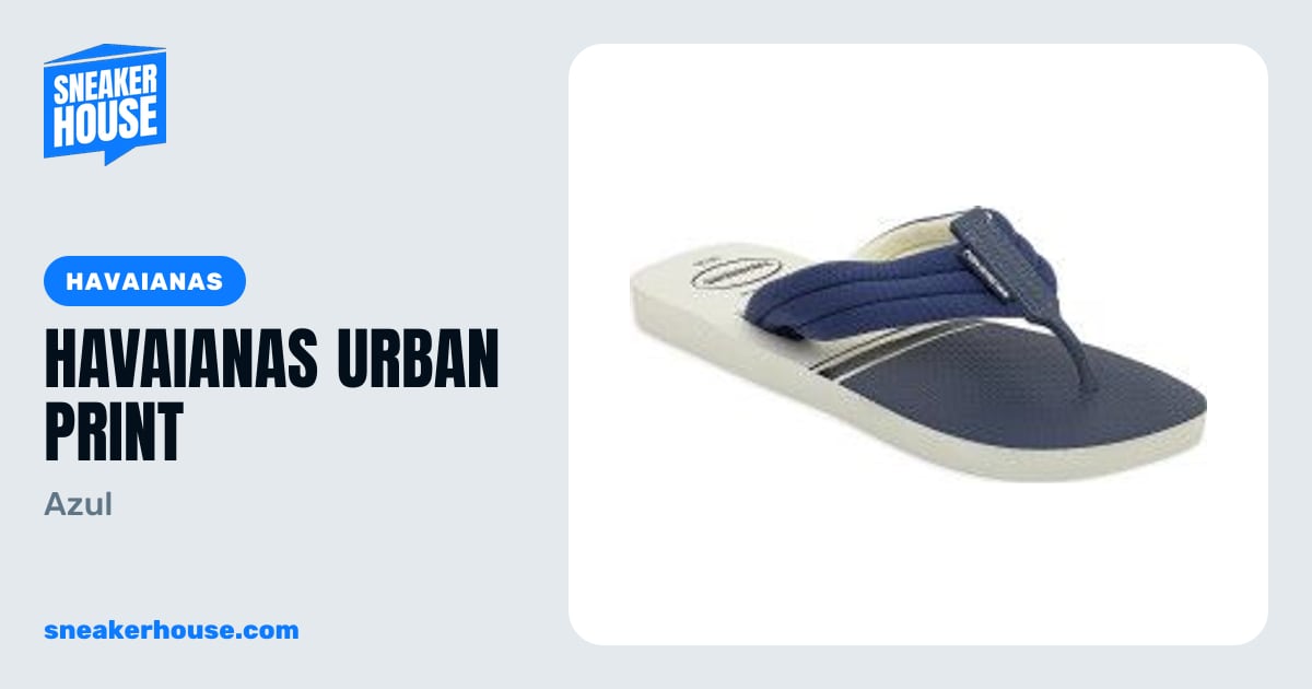 Havaianas Urban Print - Azul | SneakerHouse
