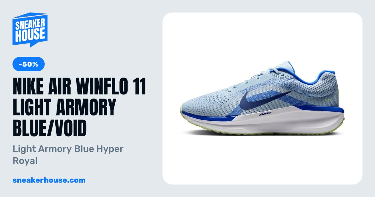 Nike Air Winflo 11 Light Armory Blue/Void - Light Armory Blue Hyper ...