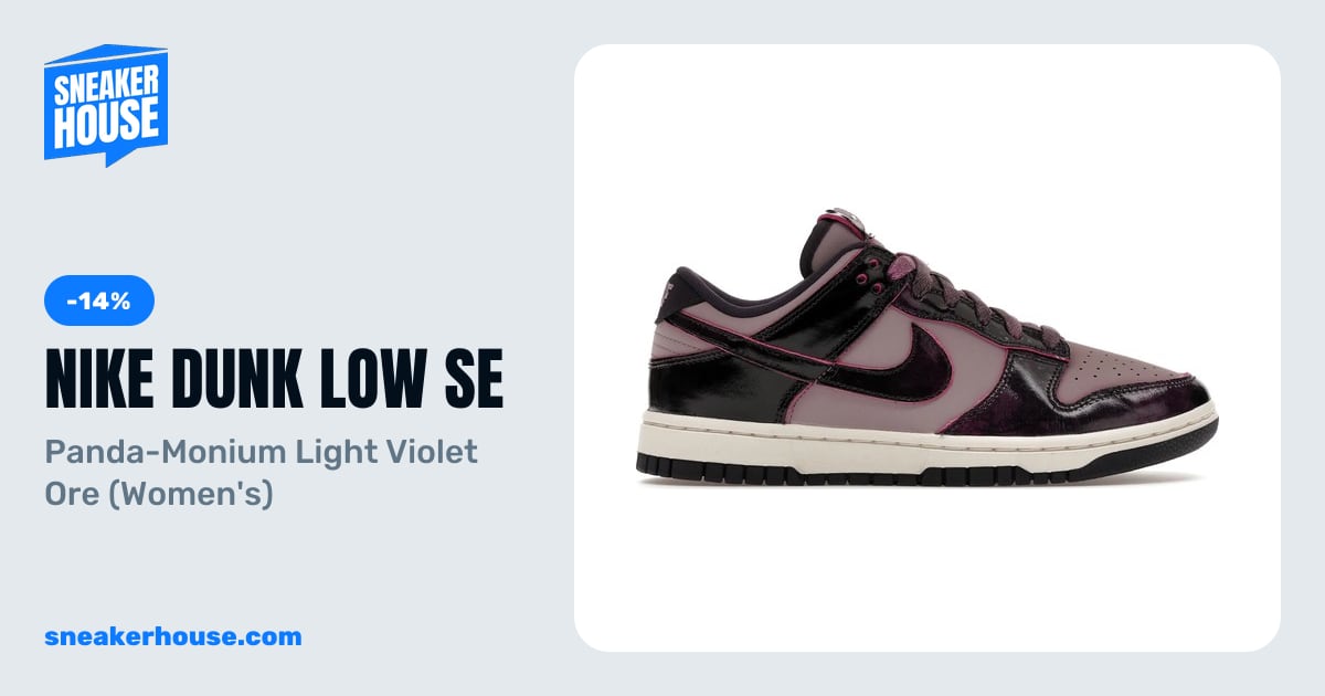 Nike Dunk Low SE - Panda-Monium Light Violet Ore (Women's) | SneakerHouse