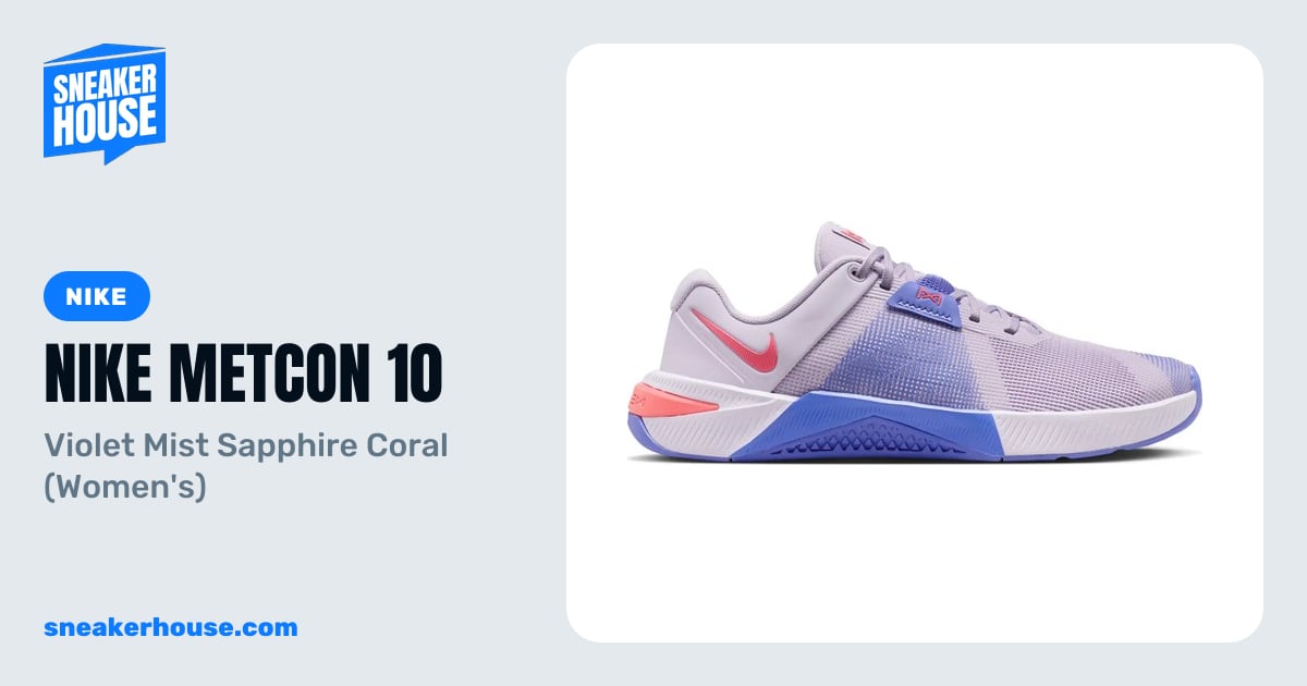 Nike Metcon 10 - Violet Mist Sapphire Coral (Women's) | SneakerHouse