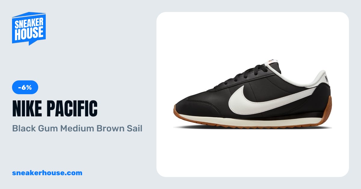 Nike Pacific - Black Gum Medium Brown Sail | SneakerHouse