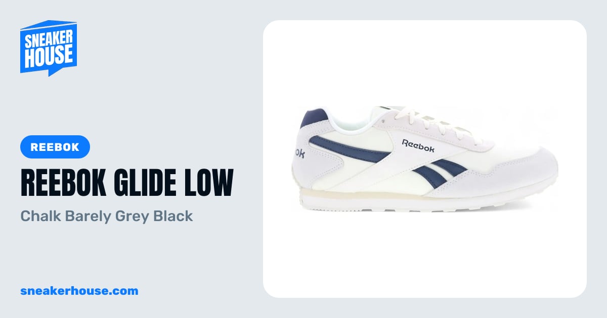 Reebok Glide Low - Chalk Barely Grey Black | SneakerHouse